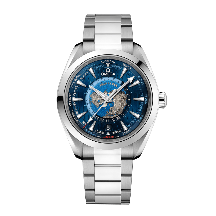Omega-Seamaster-Worldtimer-Replica-1 Omega Seamaster Aqua Terra Worldtimer 220.10.43.22.03.001 - Image 1