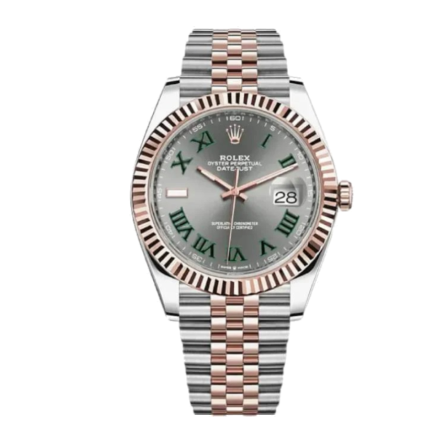 Rolex-Datejust-126301-Two-Tone-Fluted-Replica Rolex Datejust 126331 Everose Rolesor Fluted - Image 1