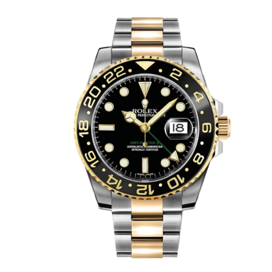 Rolex-Gmt-Two-Tone-Replica Rolex GMT-Master II 126711CHNR Two Tone Black Dial Oyster - Image 1