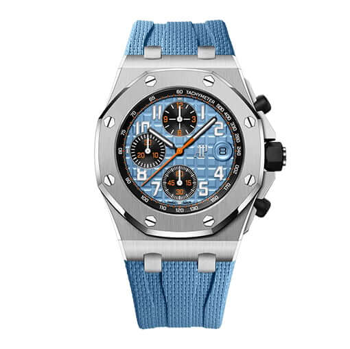 apoffshore-blue-dial- Audemars Piguet Royal Oak Selfwinding 26238ST Blue Dial - Image 1