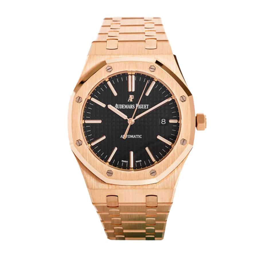 audemars-piguet-royal-oak-15400or-oo-1220or-01-black-dial-replica Audemars Piguet Royal Oak 15400OR.OO.1220OR.01 - Image 1