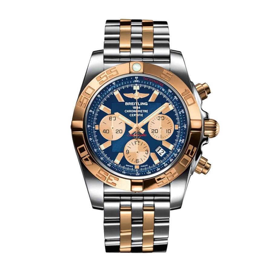 breitling-chronomat-44-blue-dial-cb0110121c1c1-replica Breitling Chronomat B01 CB0110121C1C1 Super Chronomat - Image 1