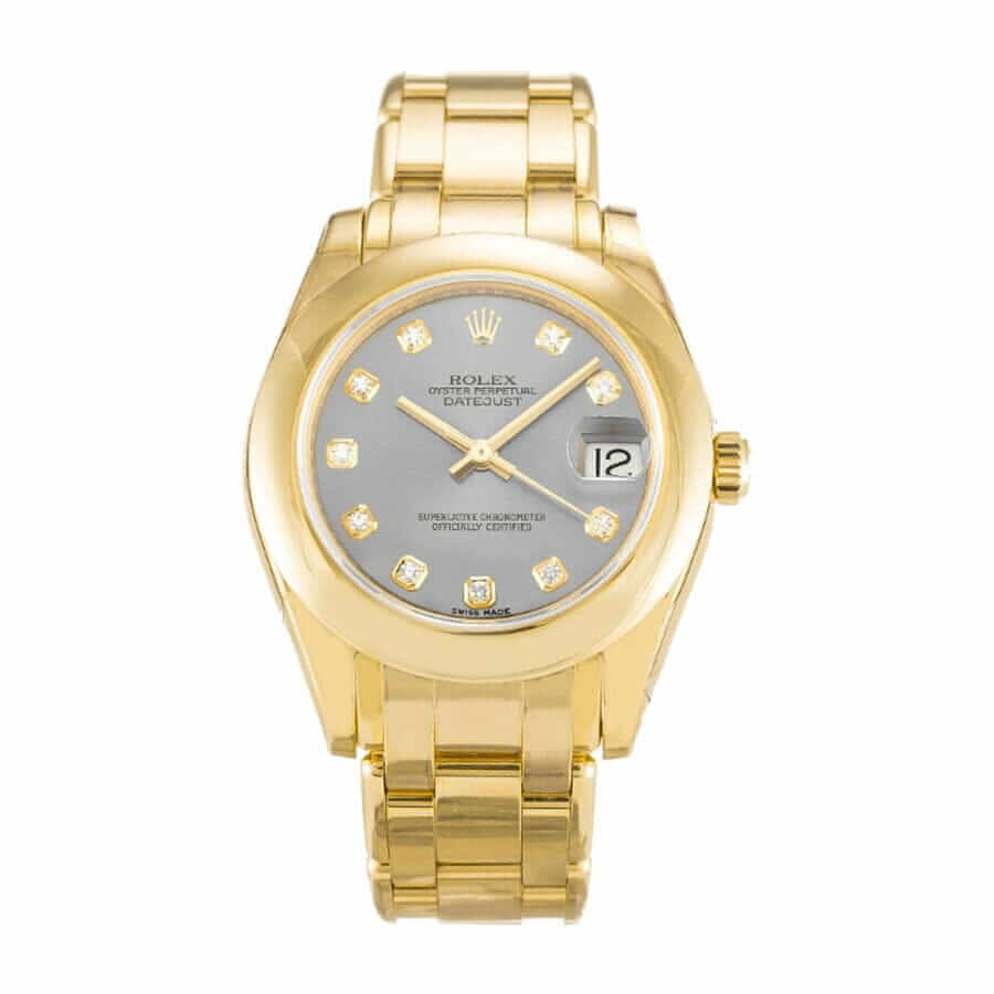 gold-rolex-diamond-bezel-replica Rolex Pearl Master 81208 Gold & Diamond Dial - Image 1