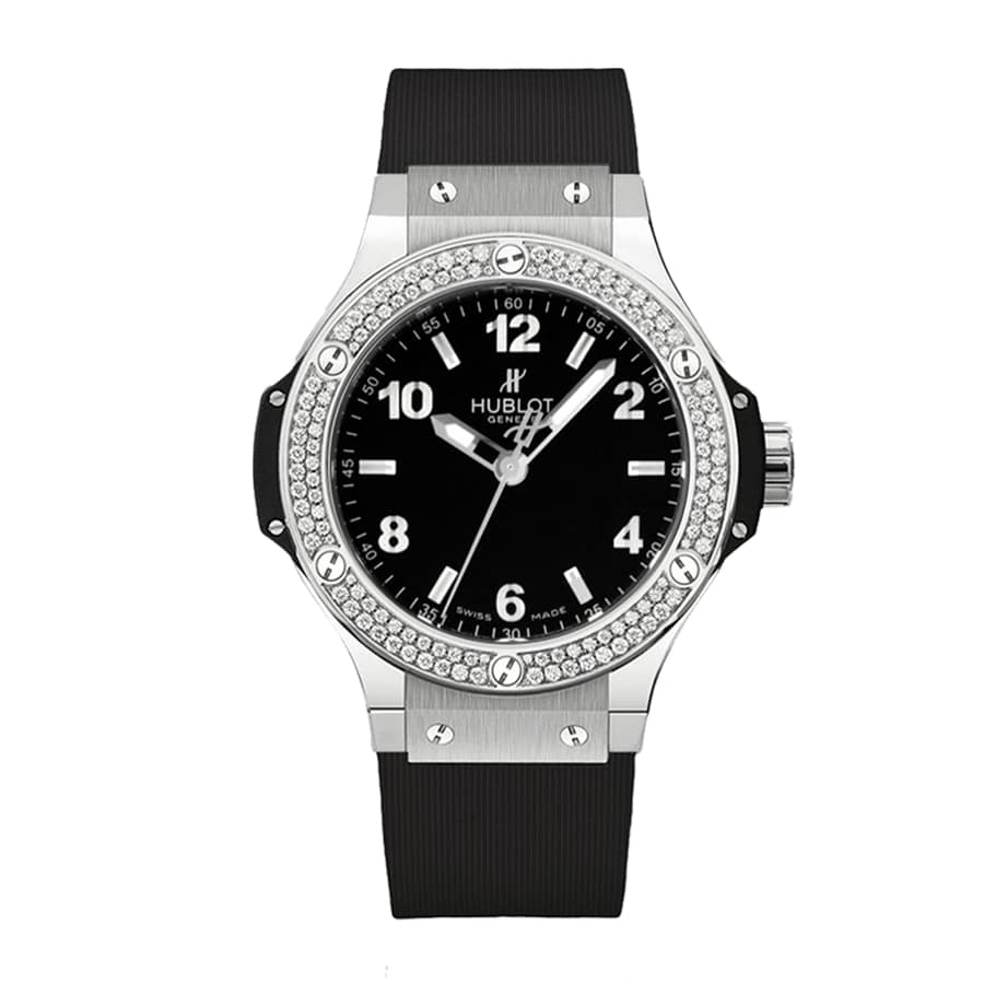 hublot-big-bang-steel-diamonds-black-steel-rubber-38mm-361-sx-1270-rx-1104-replica-1 Hublot Big Bang Steel 361.SX.1270.RX.1104 Diamond Bezel - Image 1