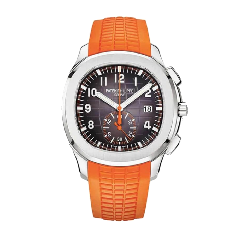 patek-philippe-chonograph-replica-6 Patek Philippe Aquanaut Chronograph Orange 5968A-001 - Image 1