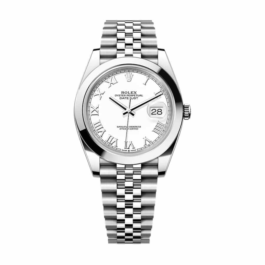 rolex-datejust-126300-steel-grey-dial-jubilee-replica-1 Rolex Datejust 126300 Smooth Bezel Oyster - Image 1
