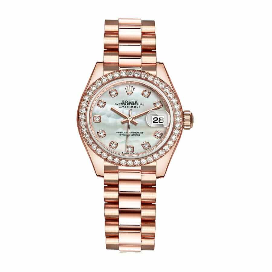 rolex-datejust-28mm-279173-steel-yellow-gold-automatic-silver-dial-1 Rolex Datejust 279171 Everose Rolesor - Image 1