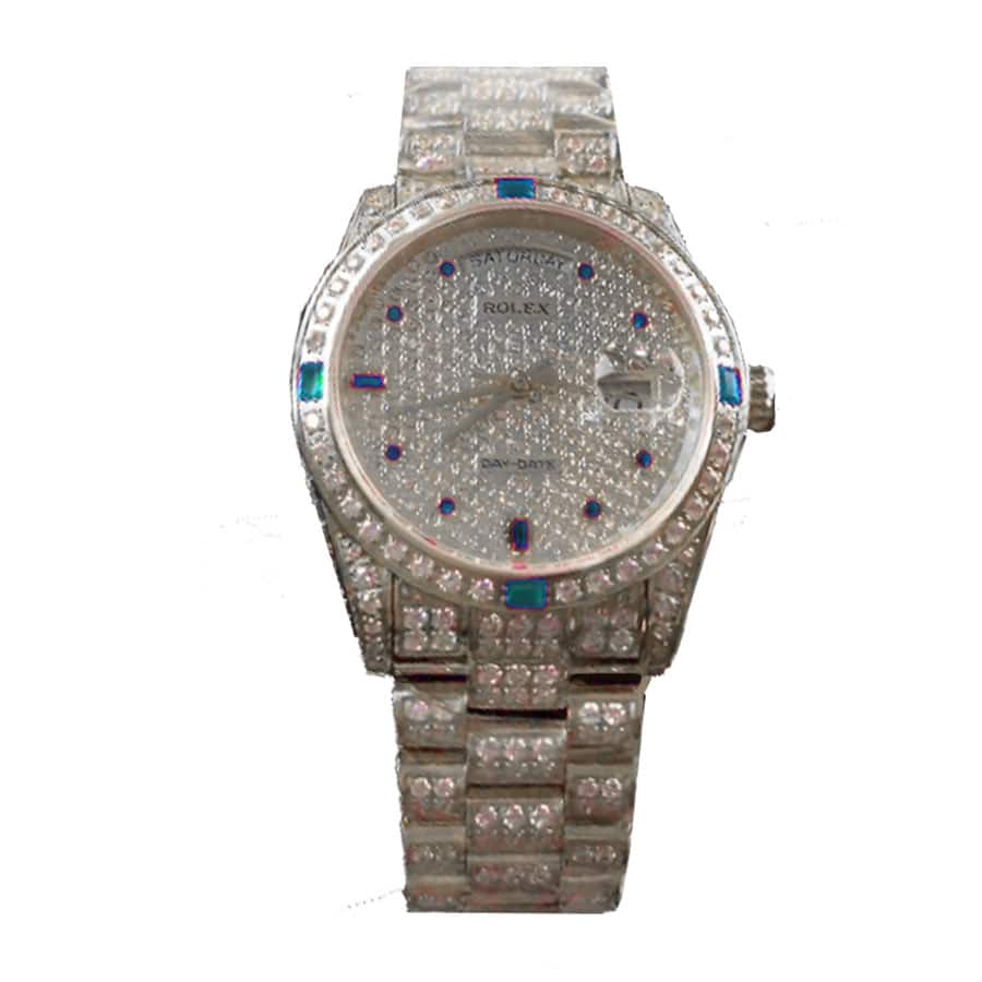 rolex-datejust-white-gold-diamond-dial-iced-out-116625-replica Rolex Datejust 116624 Oyster Diamond - Image 1