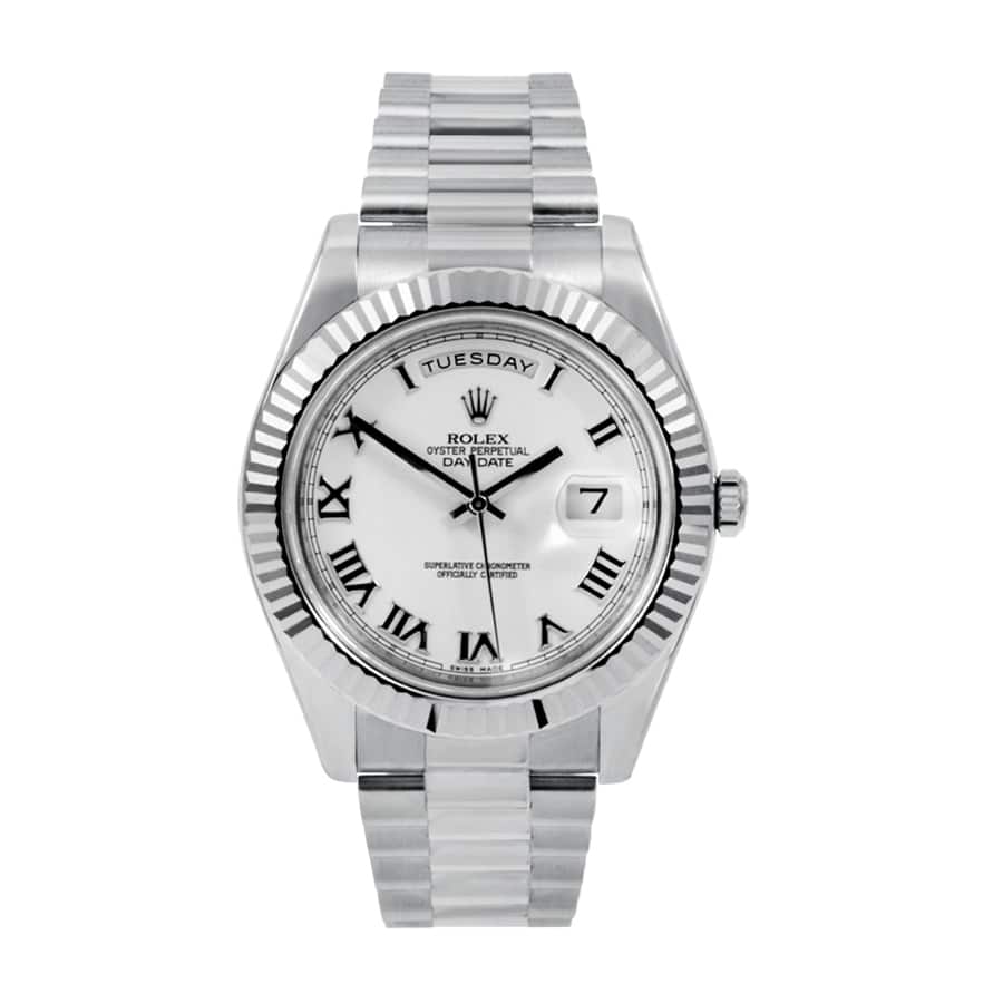 rolex-day-date-ii-218239-replica-3 Rolex Day-Date II 218239 White Dial - Image 1