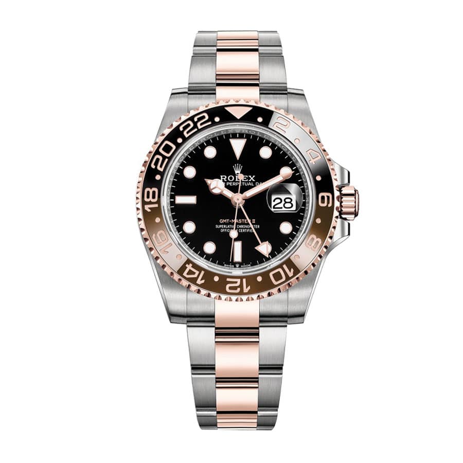 rolex-gmt-master-ii-black-dial-126711chnr-brown-black-replica Rolex GMT-Master II 126711CHNR Root Beer - Image 1